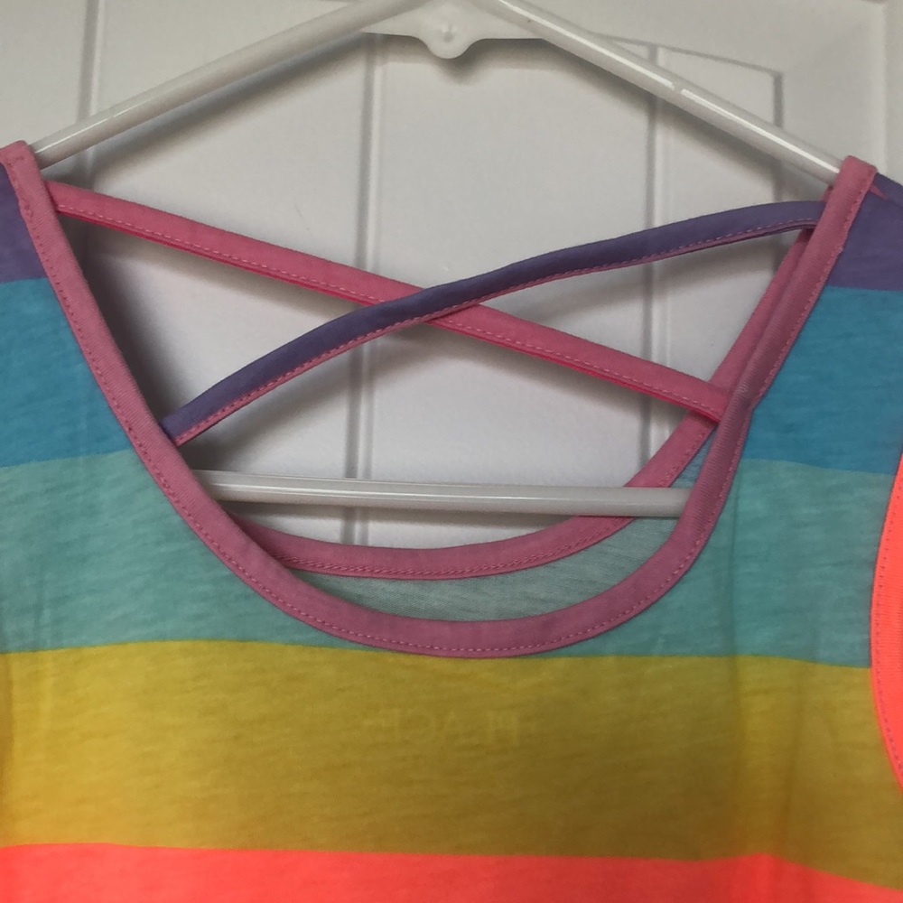 The Children's Place Dress Girls Size Large 10/12 Rainbow - Picture 5 of 8